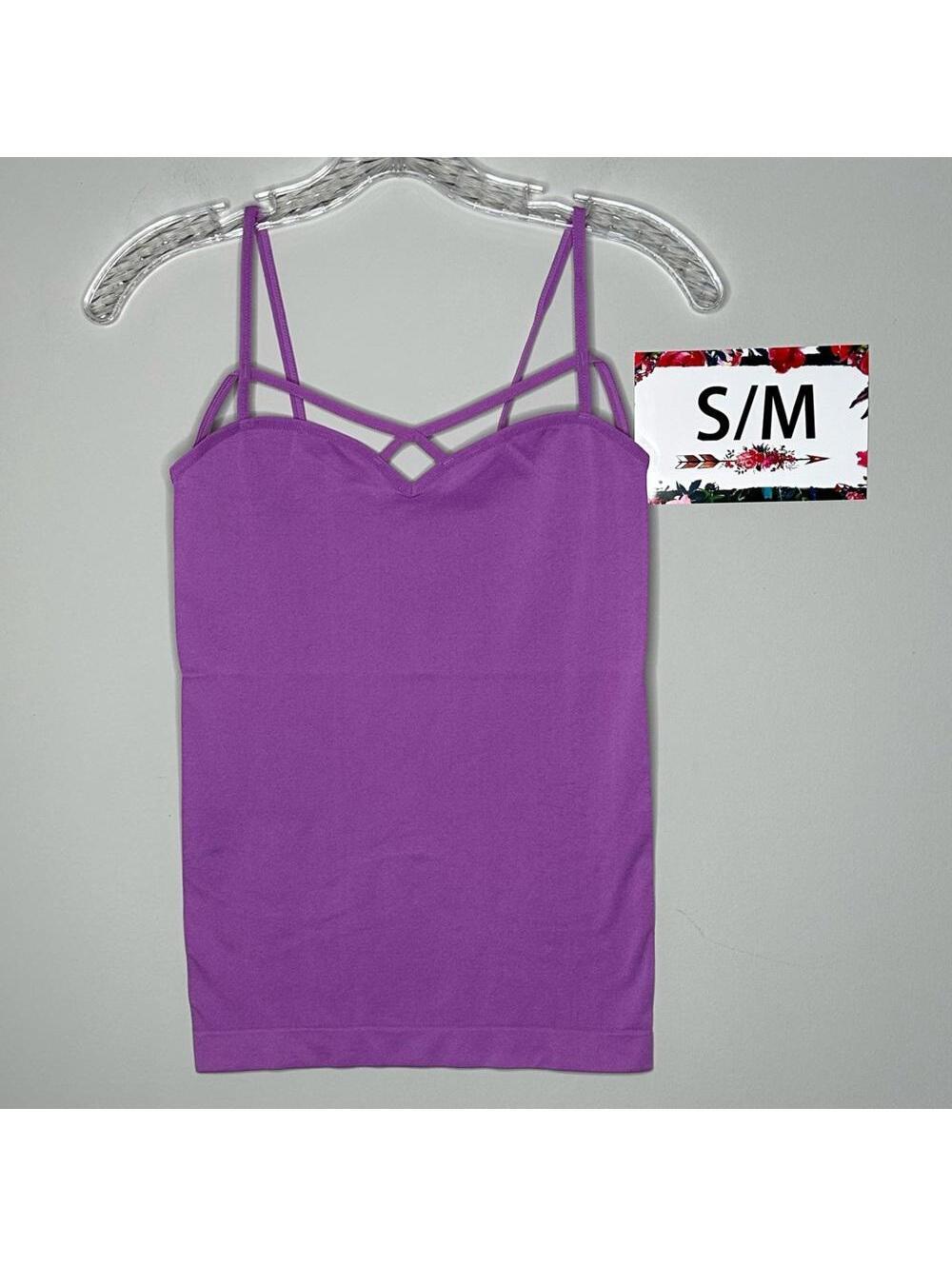 Purple S/M Zenana Outfitters cage tank Small/ Medium